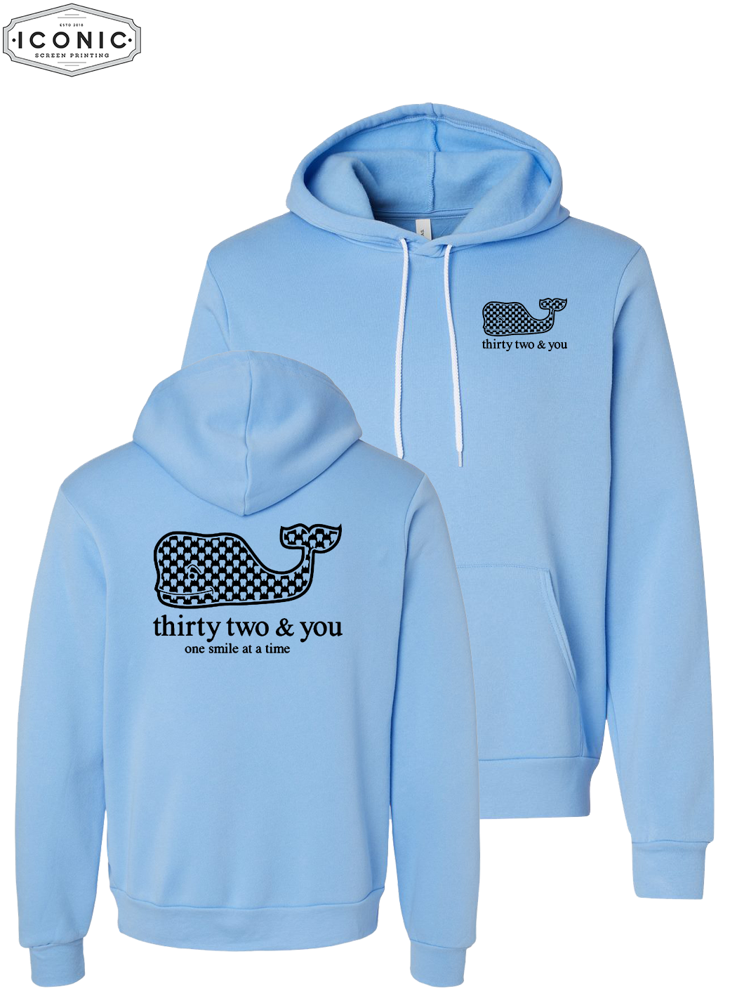 Whale 32 & U - D3 - Unisex Sponge Fleece Hoodie