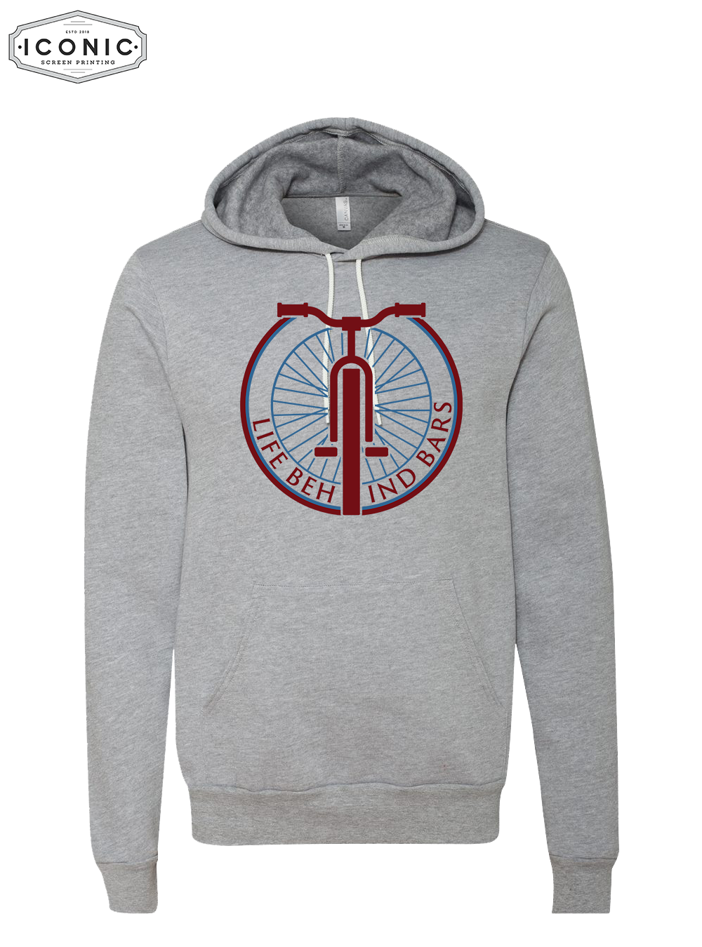 Life Behind Bars - D4 - BELLA+CANVAS - Sponge Fleece Hoodie