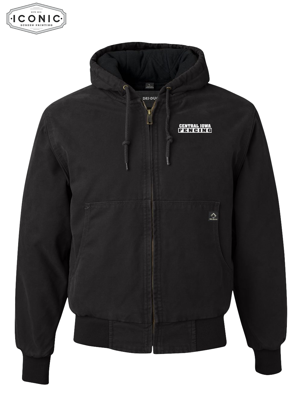 Central Iowa Fencing DriDuck Cheyenne Boulder Cloth Coat