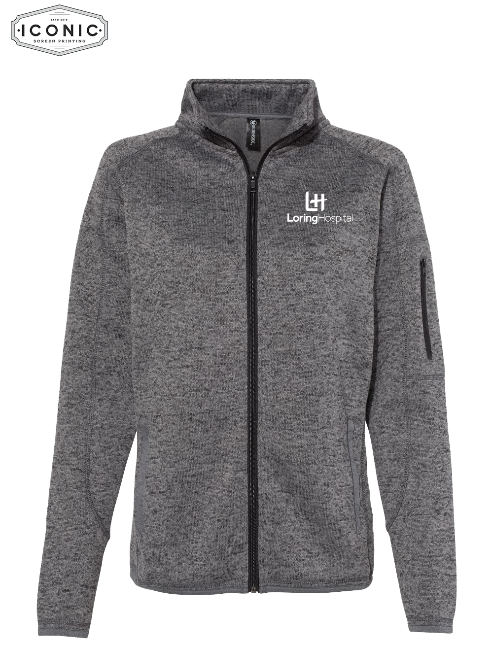 Loring Hospital Women's Sweater Knit Jacket