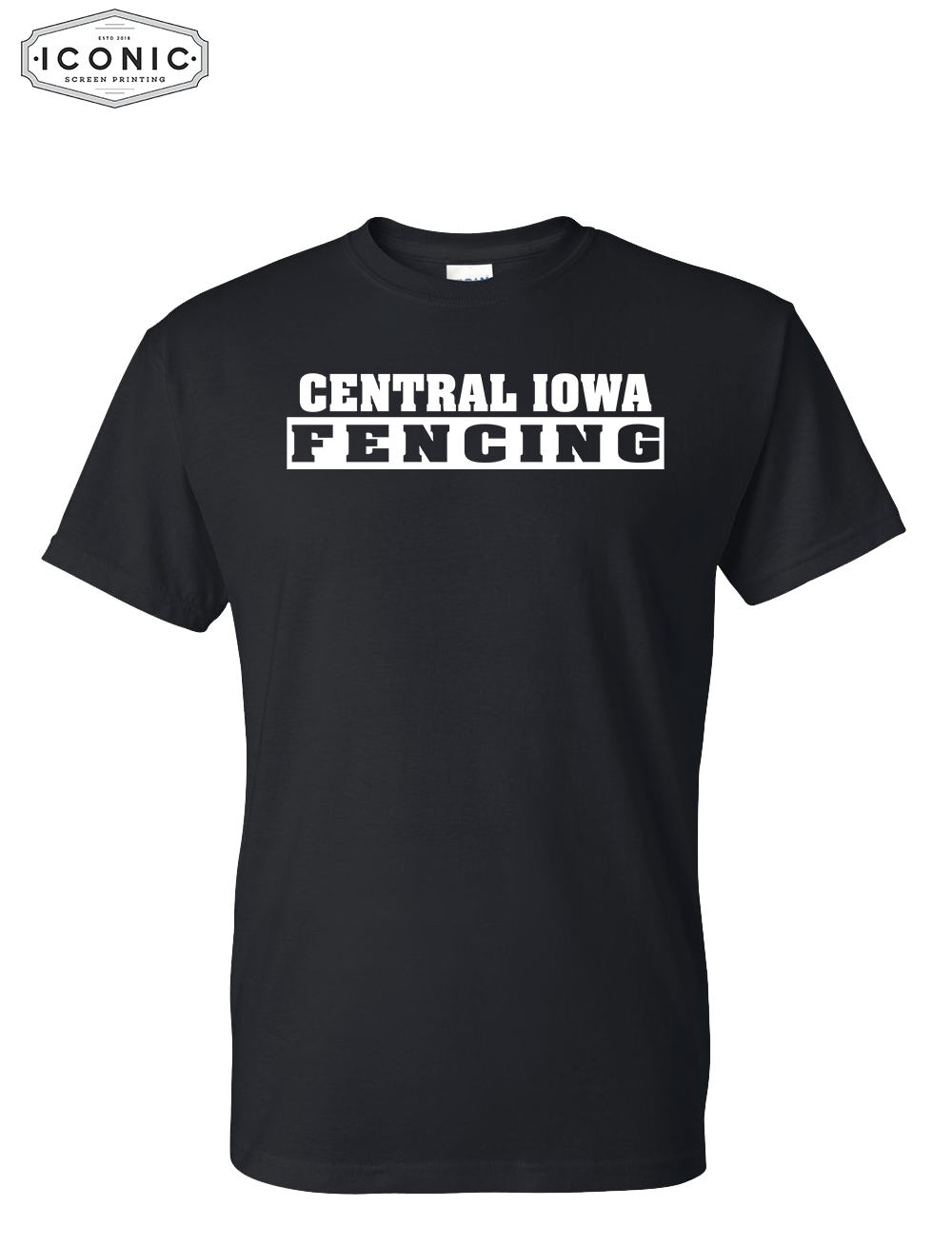 Central Iowa Fencing DryFit Tshirt Full Front Print