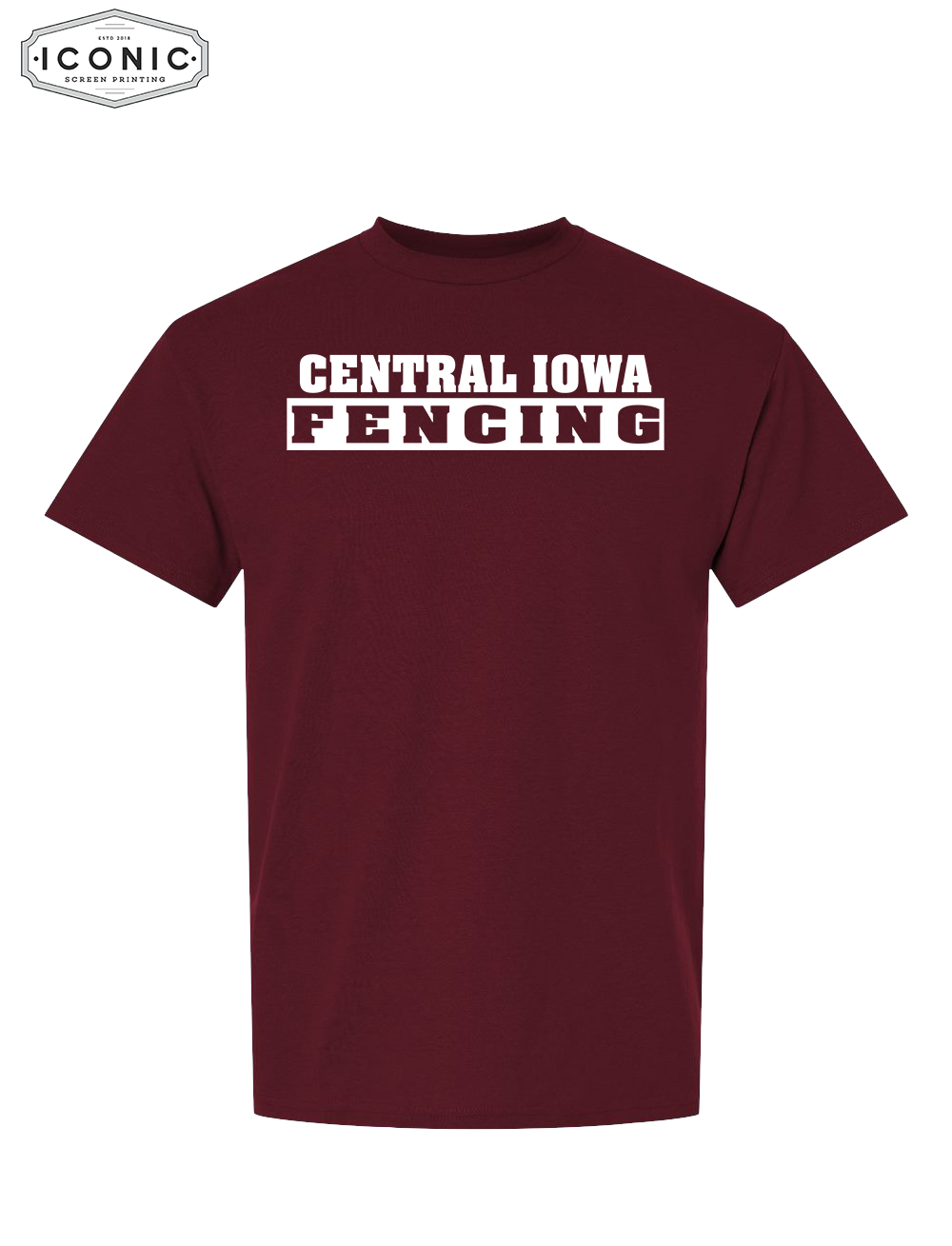 Central Iowa Fencing DryFit Tshirt Full Front Print