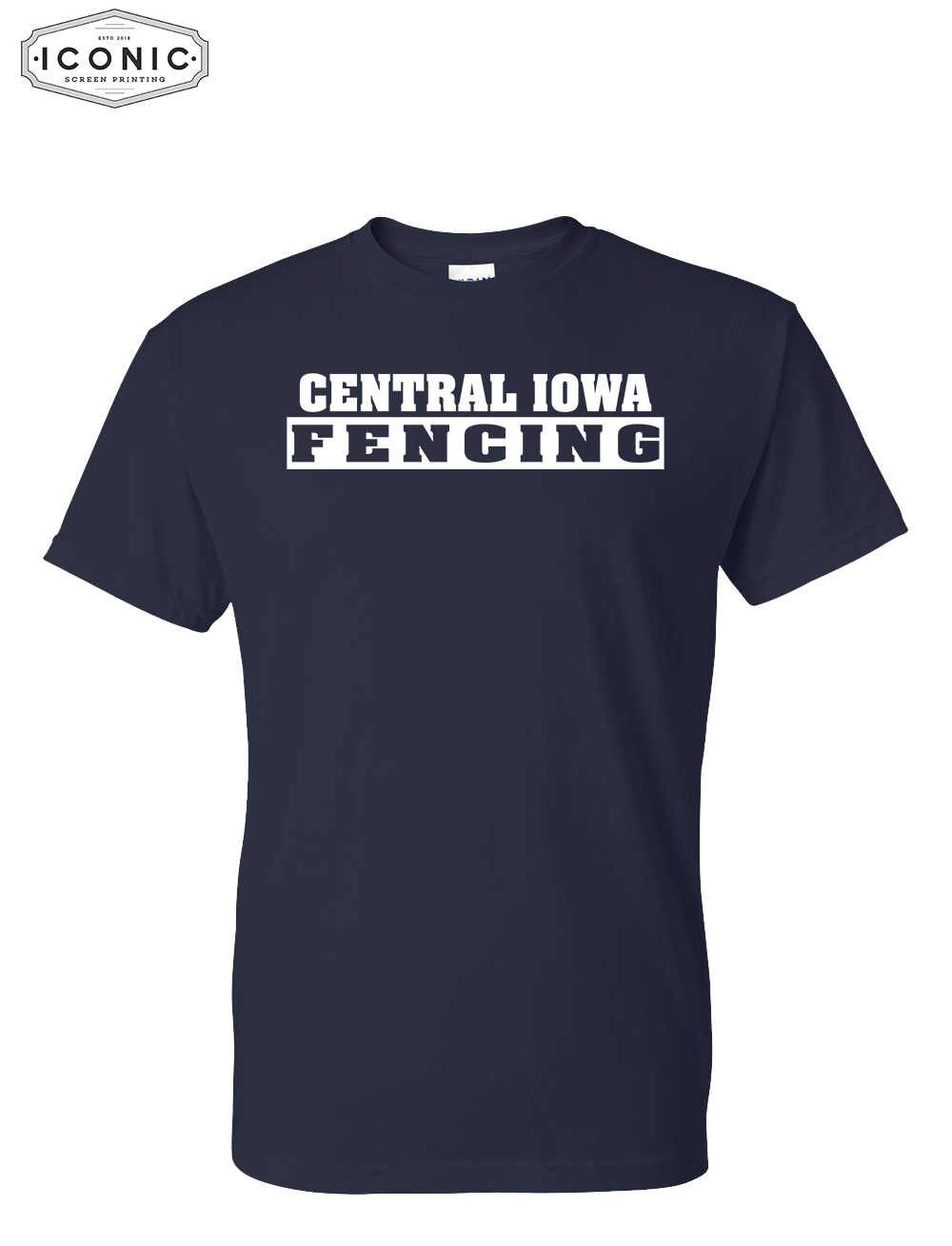 Central Iowa Fencing DryFit Tshirt Full Front Print