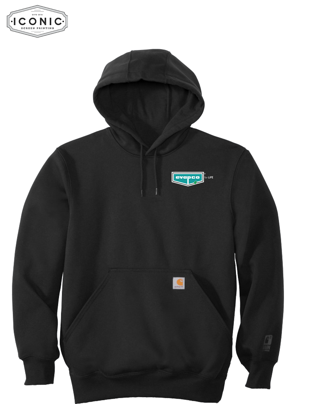 Evapco for Life - Carhartt Heavyweight Hooded Sweatshirt - Embroidery