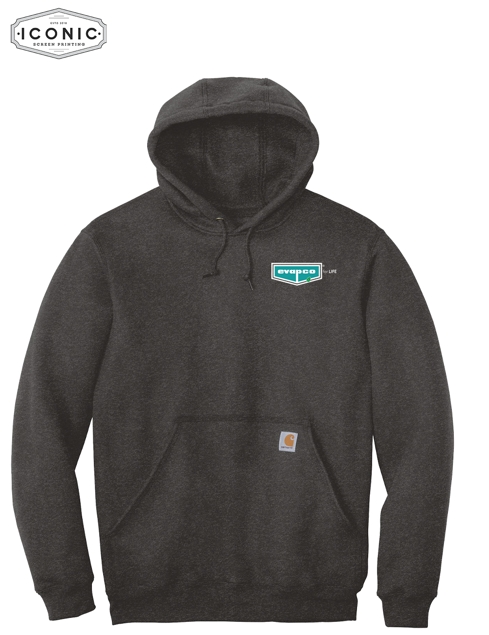 Evapco for Life - Carhartt Midweight Hooded Sweatshirt - Embroidery