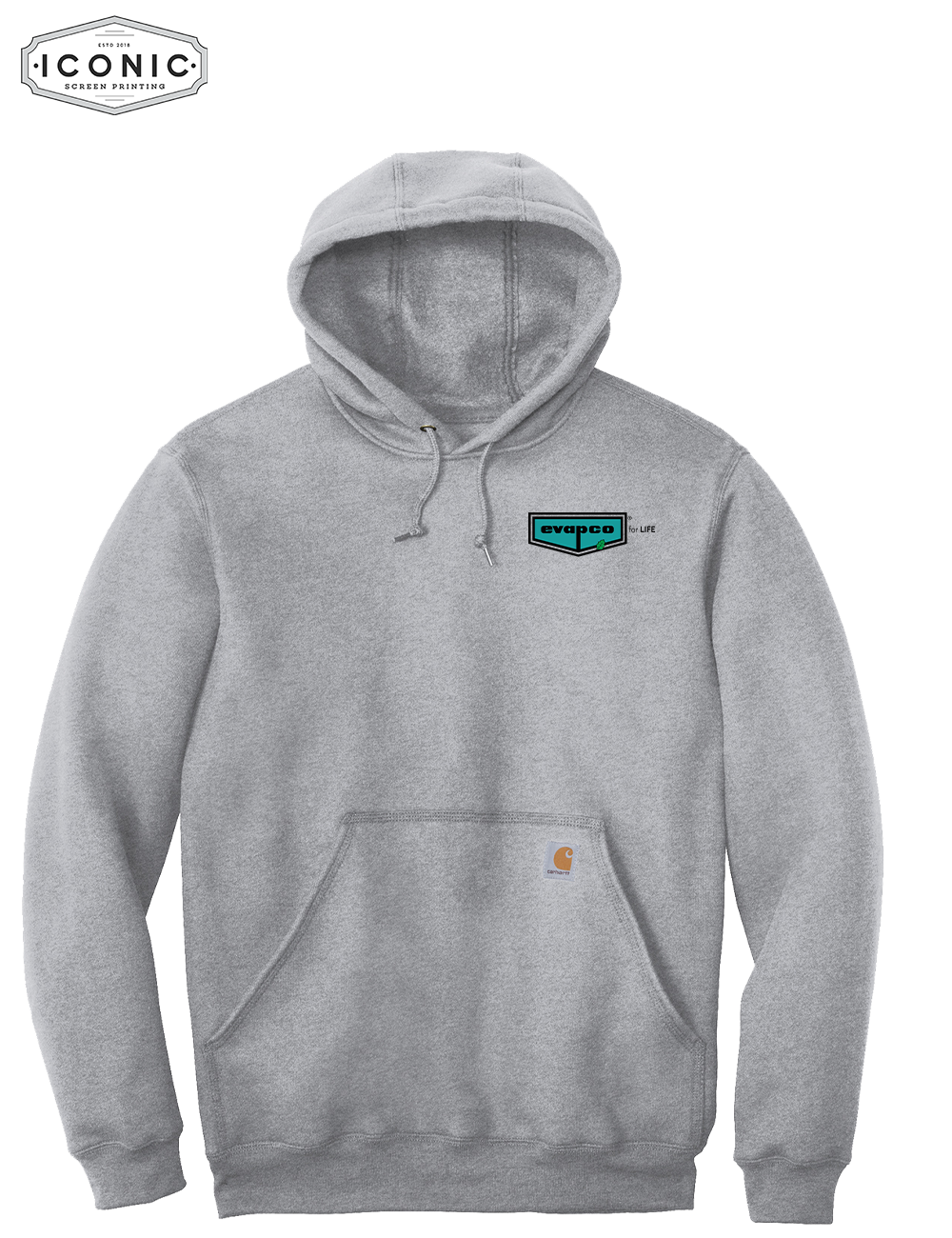 Evapco for Life - Carhartt Midweight Hooded Sweatshirt - Embroidery
