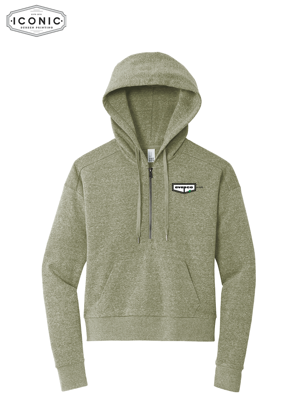 Evapco for Life - Women’s Perfect Tri Fleece 1/2-Zip Pullover - Print