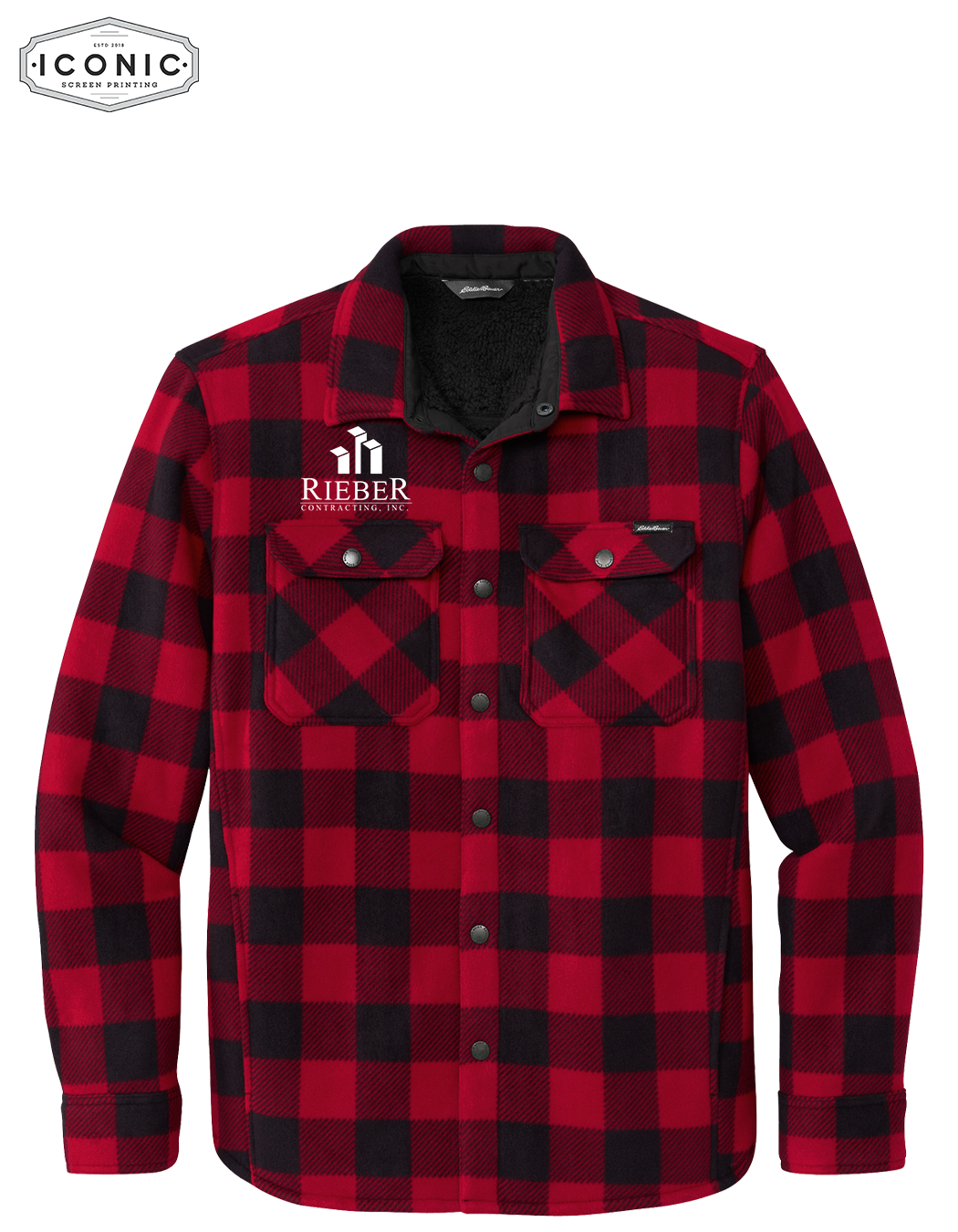 Rieber Contracting - Eddie Bauer Woodland Shirt Jac - Embroidery