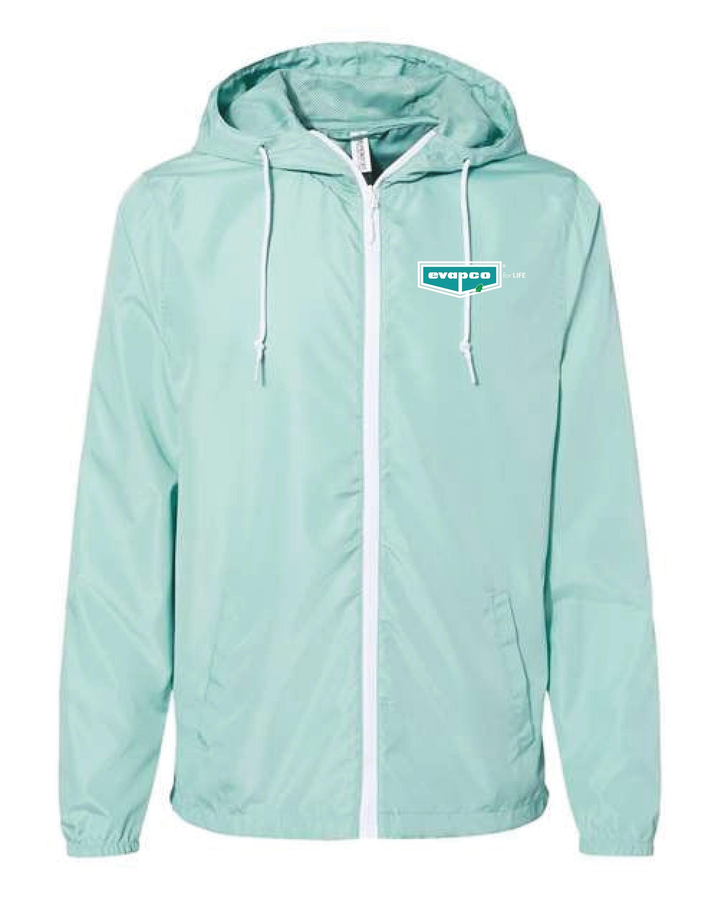 Evapco Men's Lightweight Windbreaker Full-Zip Jacket