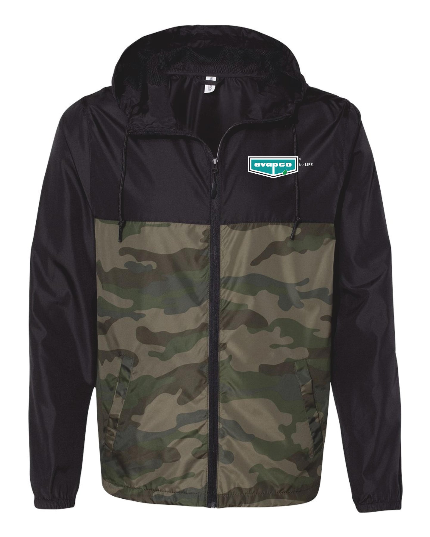 Evapco Men's Lightweight Windbreaker Full-Zip Jacket