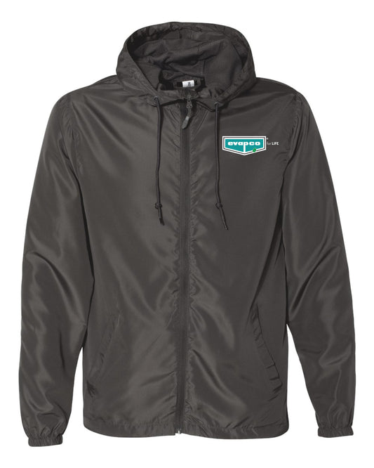 Evapco Men's Lightweight Windbreaker Full-Zip Jacket
