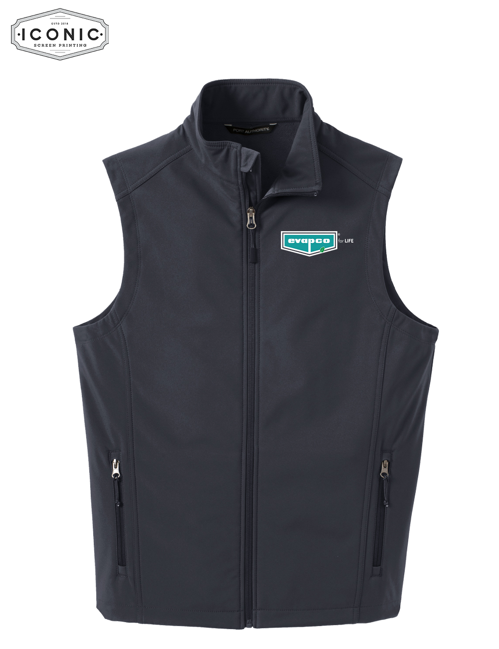 Evapco for Life - Core Soft Shell Vest - Select Mens or Womens Fit - Embroidery
