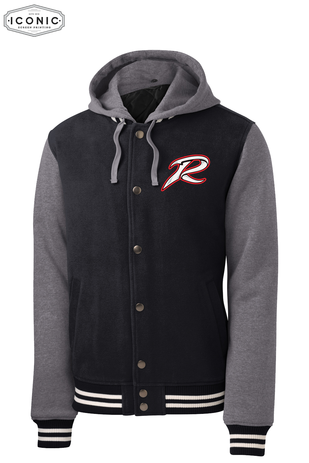 Rockets R - Sport-Tek Insulated Letterman Jacket