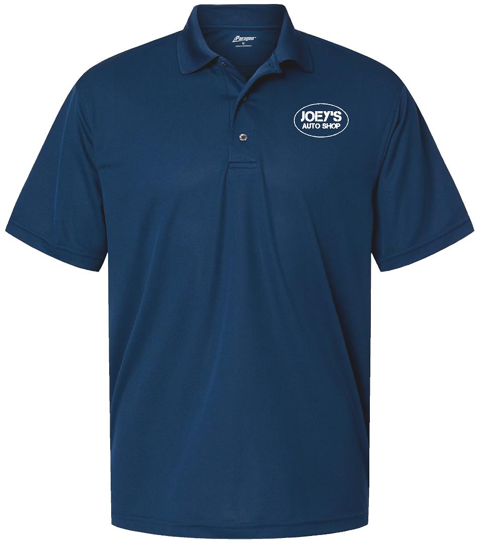 Joey's Auto Men's Saratoga Performance Mini Mesh Polo