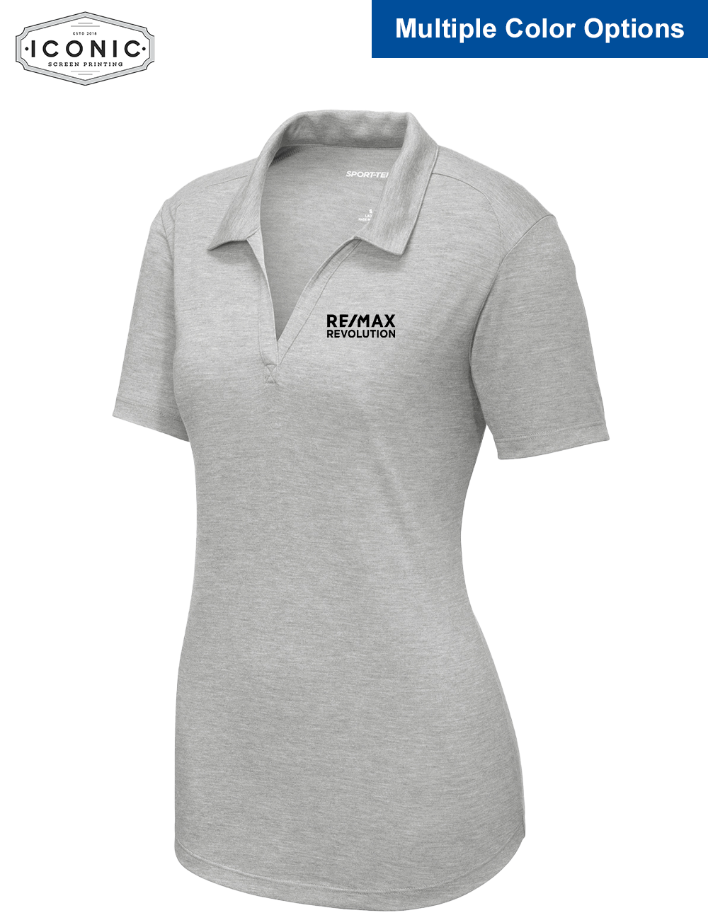 RE/MAX Revolution - Ladies PosiCharge Tri-Blend Wicking Polo - Embroidery