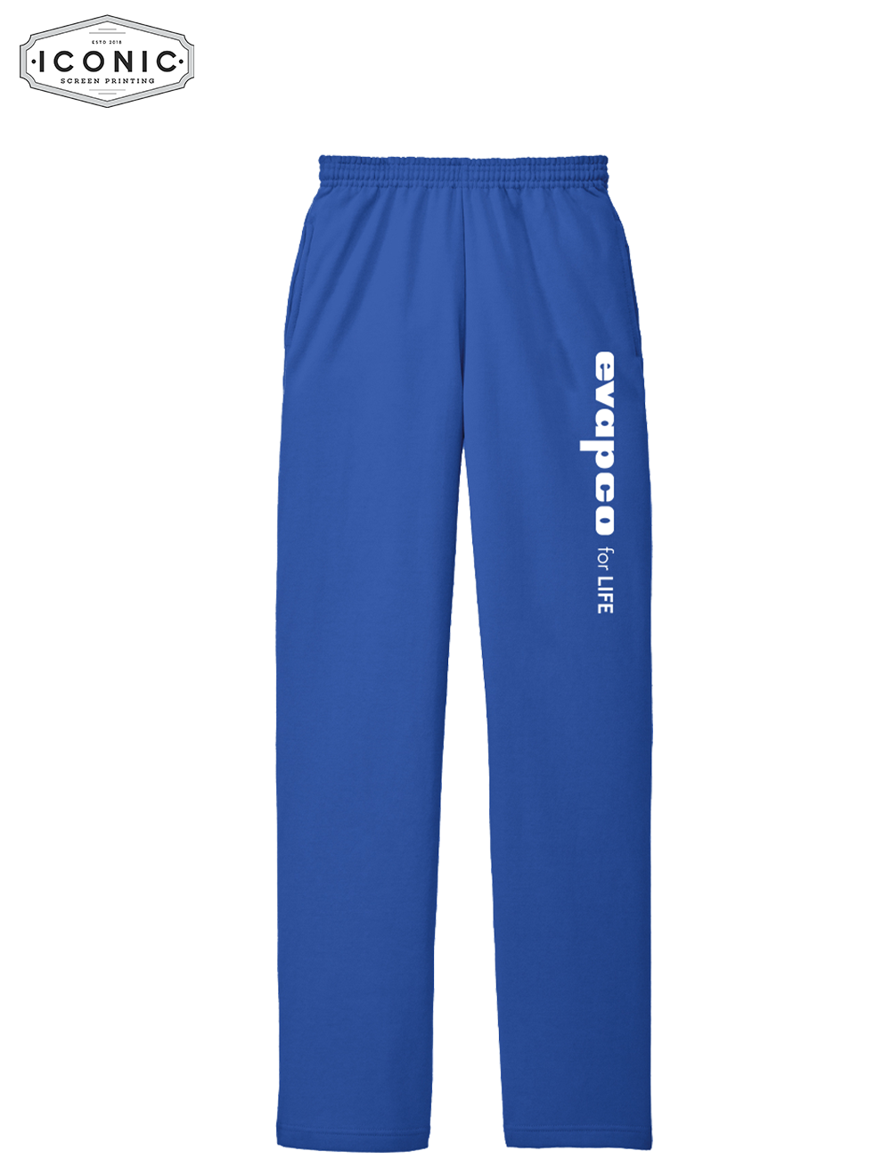 Evapco for Life Words - Core Fleece Sweatpant with Pockets - Print