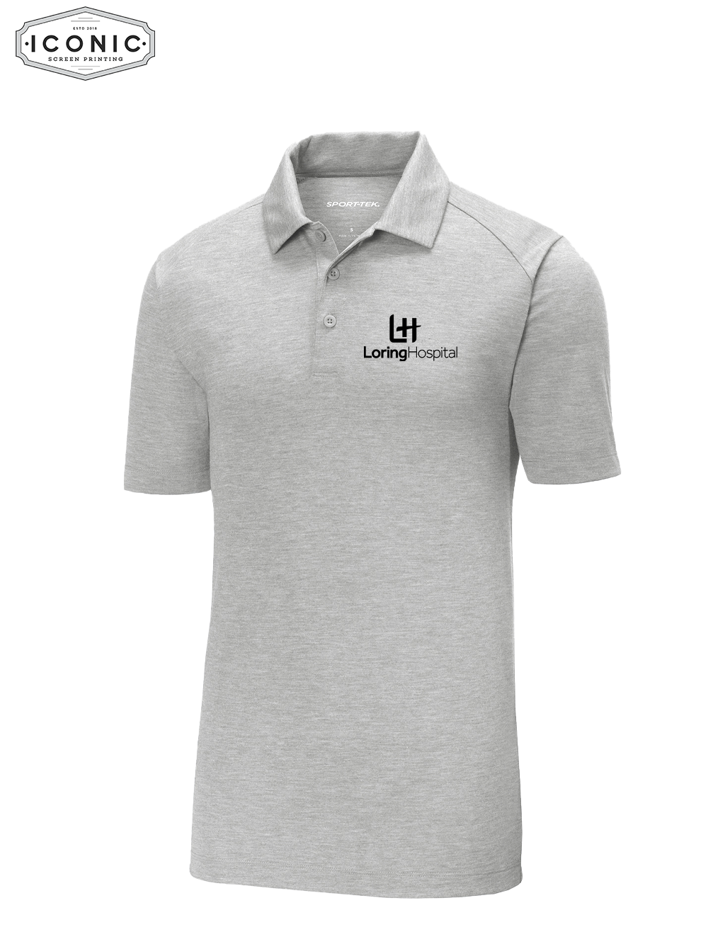 Loring Hospital PosiCharge ® Tri-Blend Wicking Polo