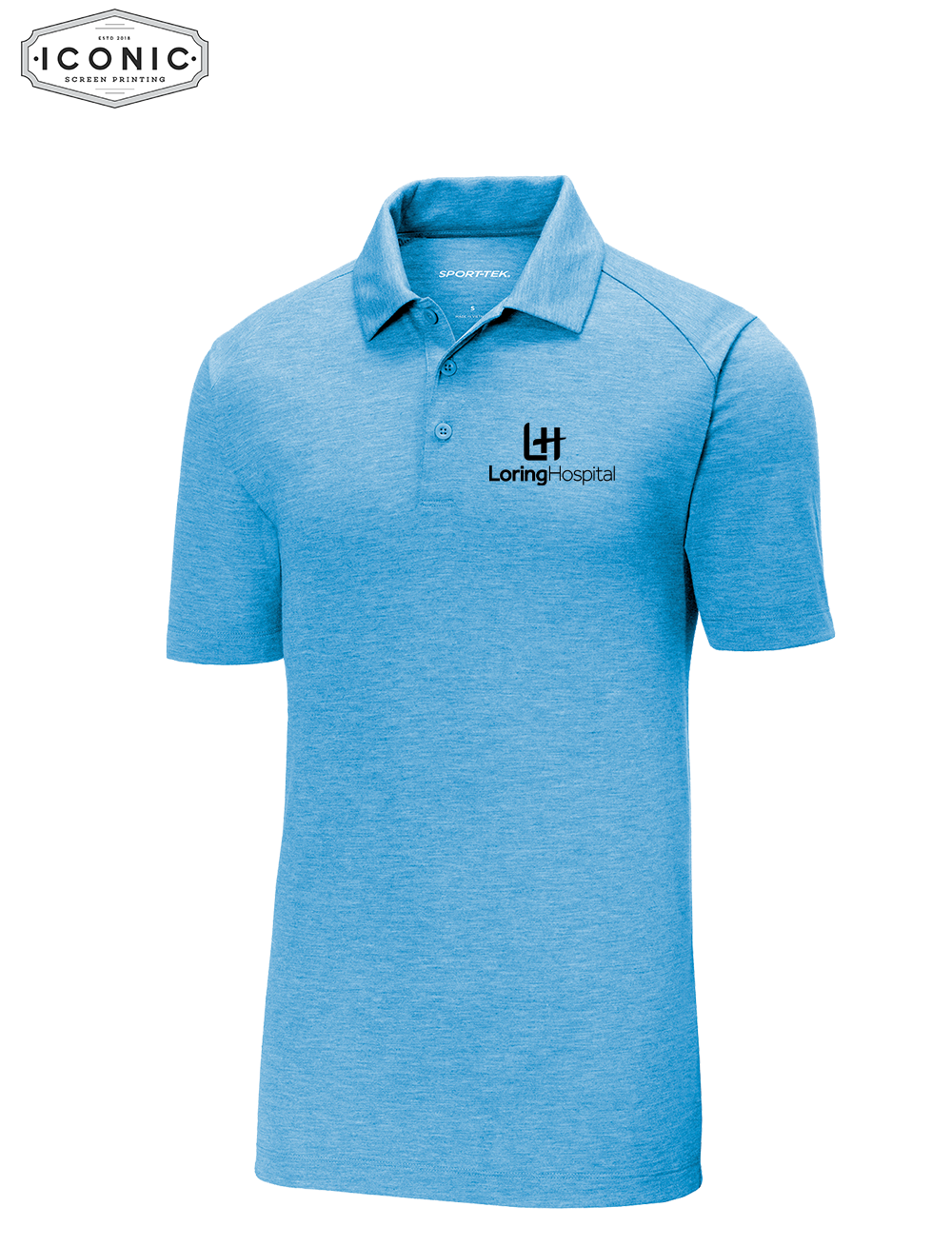 Loring Hospital PosiCharge ® Tri-Blend Wicking Polo