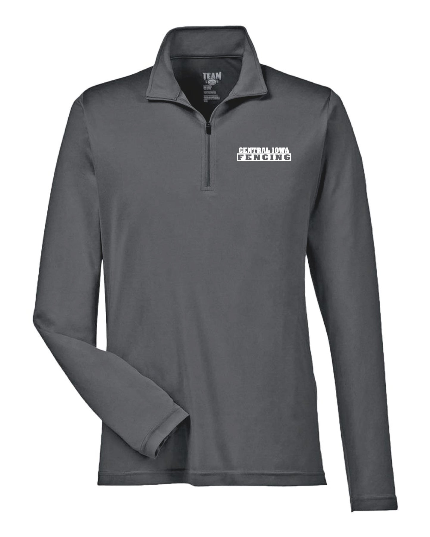 Central Iowa Fencing Men's Zone Performance Quarter-Zip Pullover