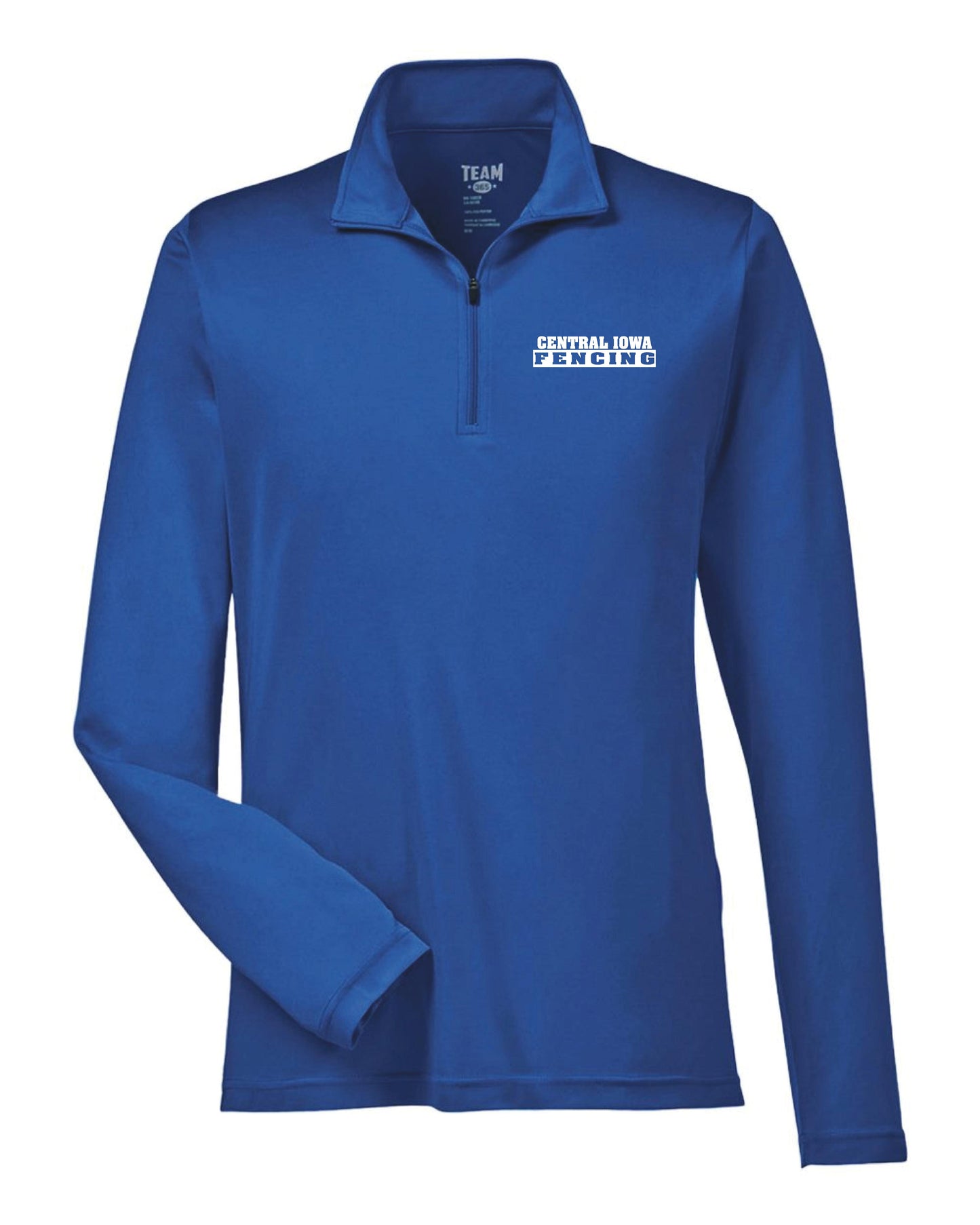 Central Iowa Fencing Men's Zone Performance Quarter-Zip Pullover
