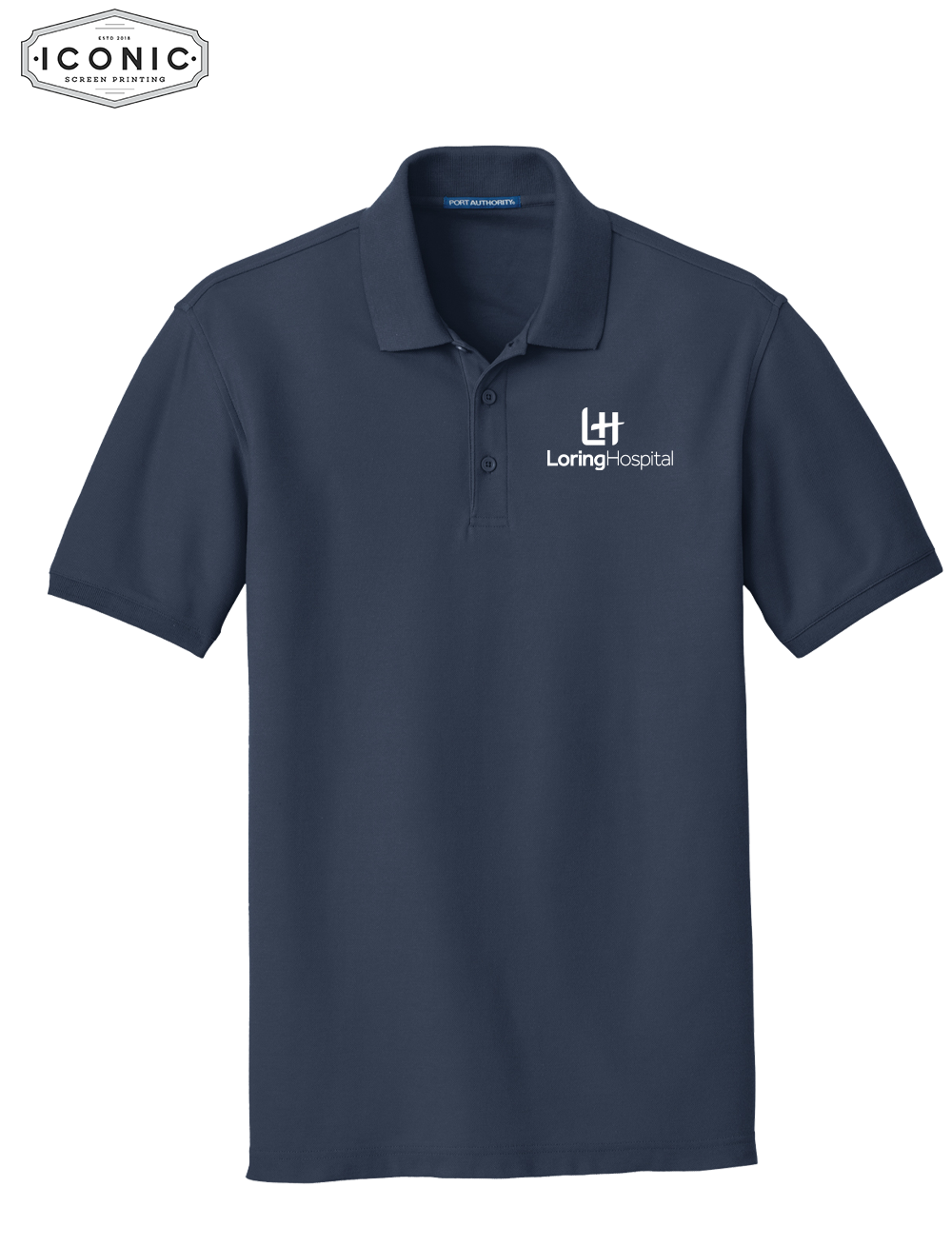 Loring Hospital TALL Core Classic Pique Polo