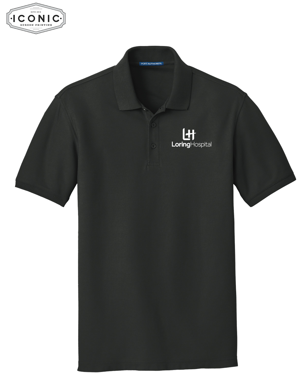 Loring Hospital TALL Core Classic Pique Polo