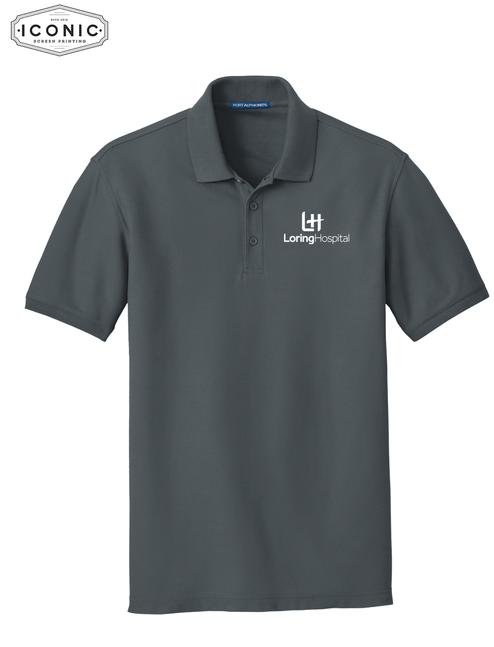 Loring Hospital TALL Core Classic Pique Polo