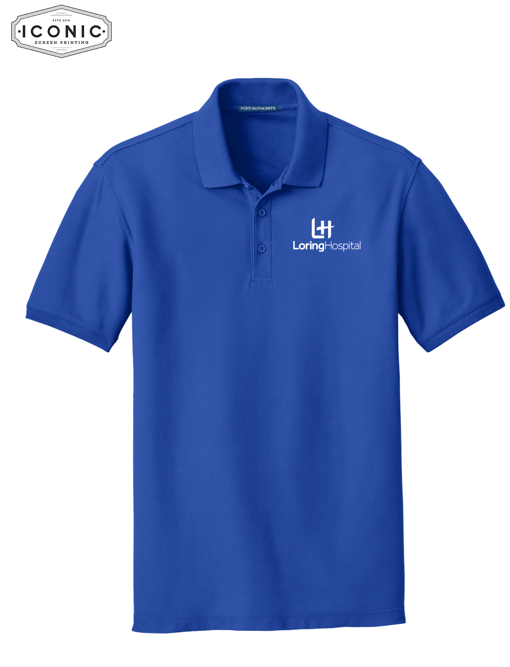 Loring Hospital TALL Core Classic Pique Polo