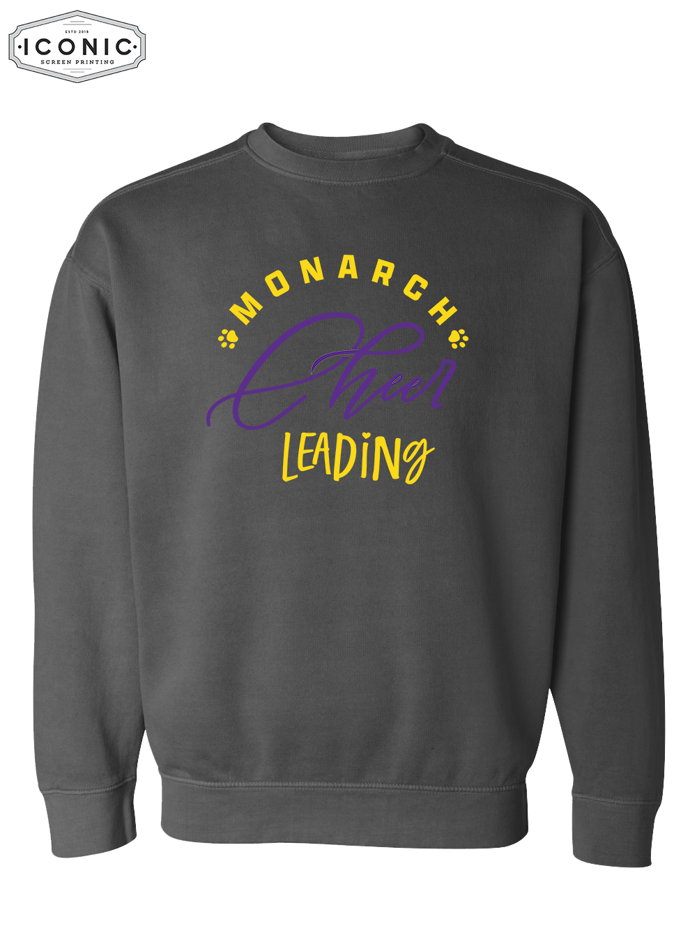 Monarch Cheer Leading - Comfort Colors Garment Dyed Sweatshirt