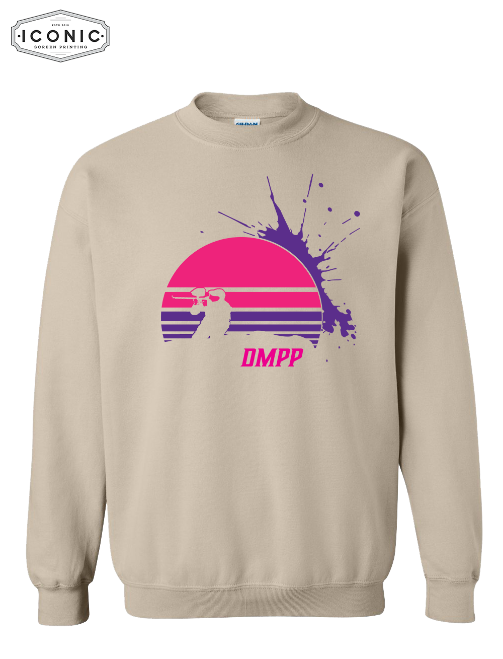 Des Moines Paintball Splatter - Heavy Blend Sweatshirt