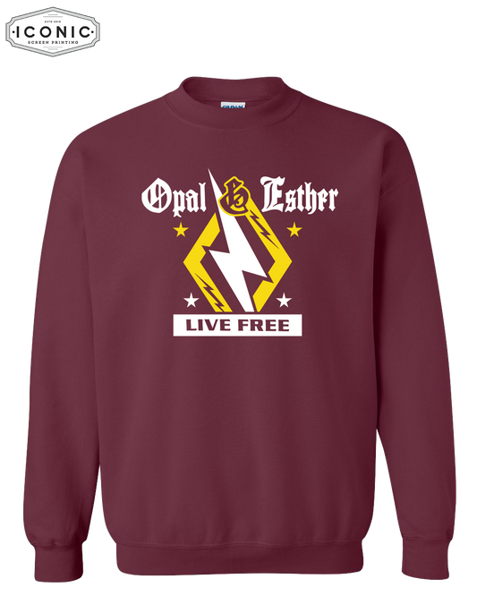 Opal & Esther Live Free - Heavy Blend Sweatshirt