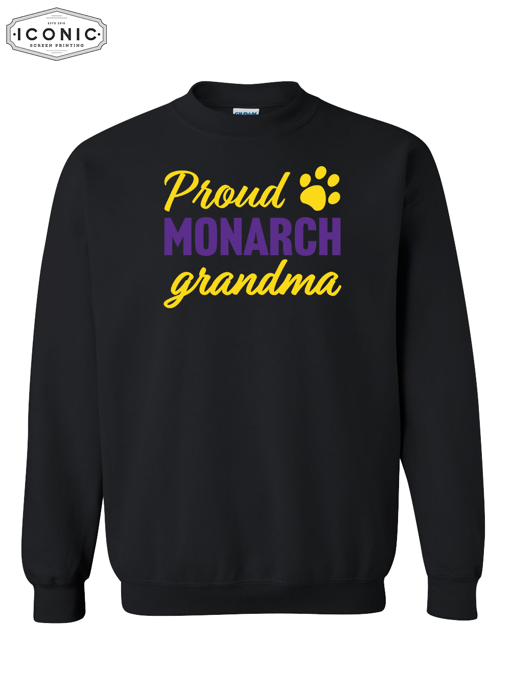 Proud Monarch Grandma/Grandpa - Heavy Blend Sweatshirt