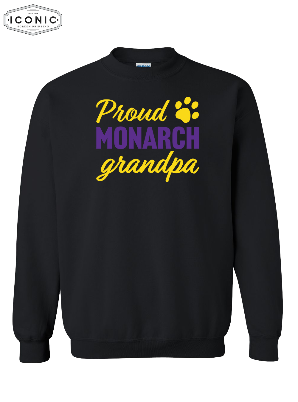 Proud Monarch Grandma/Grandpa - Heavy Blend Sweatshirt