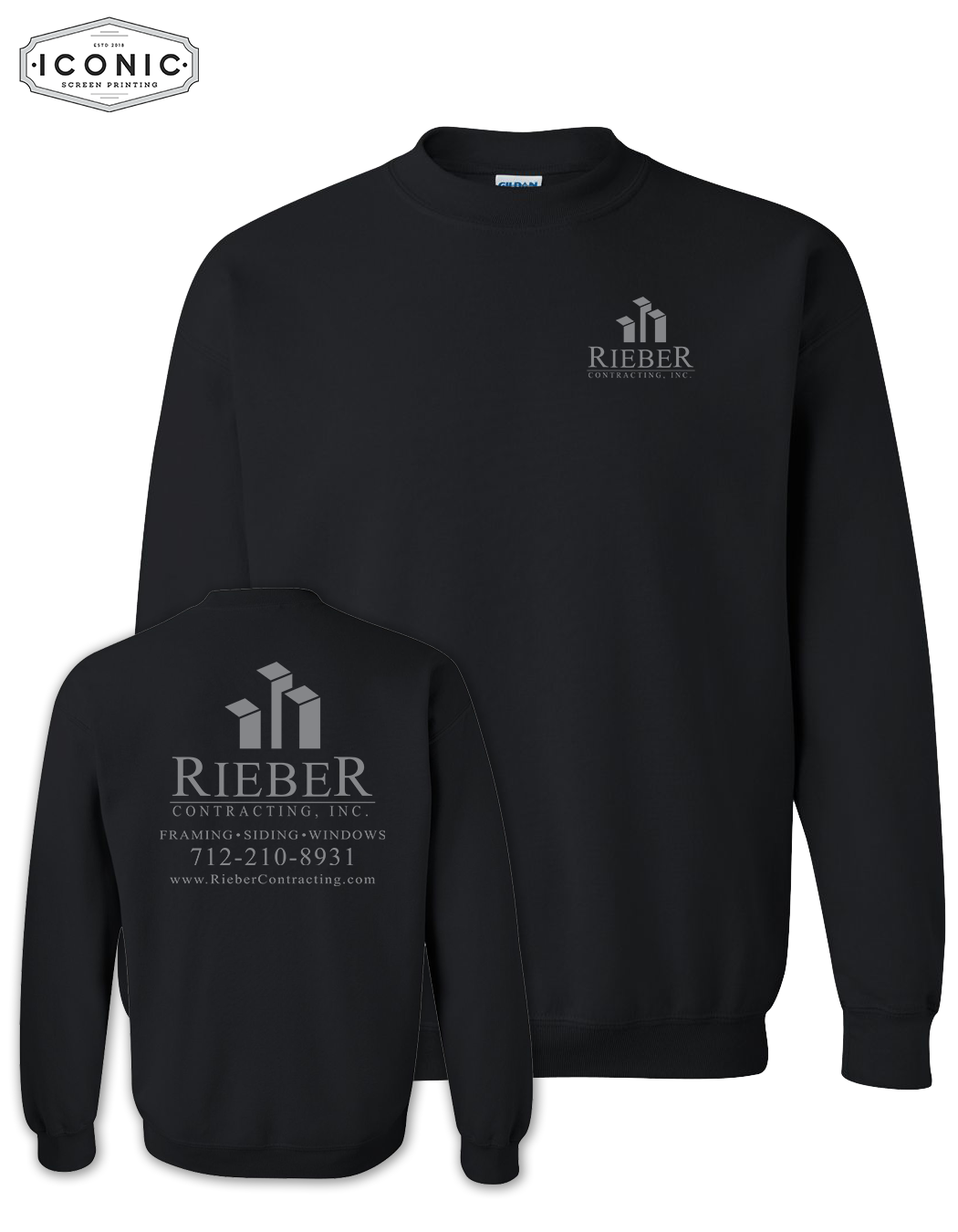 Rieber Contracting - Heavy Blend Sweatshirt