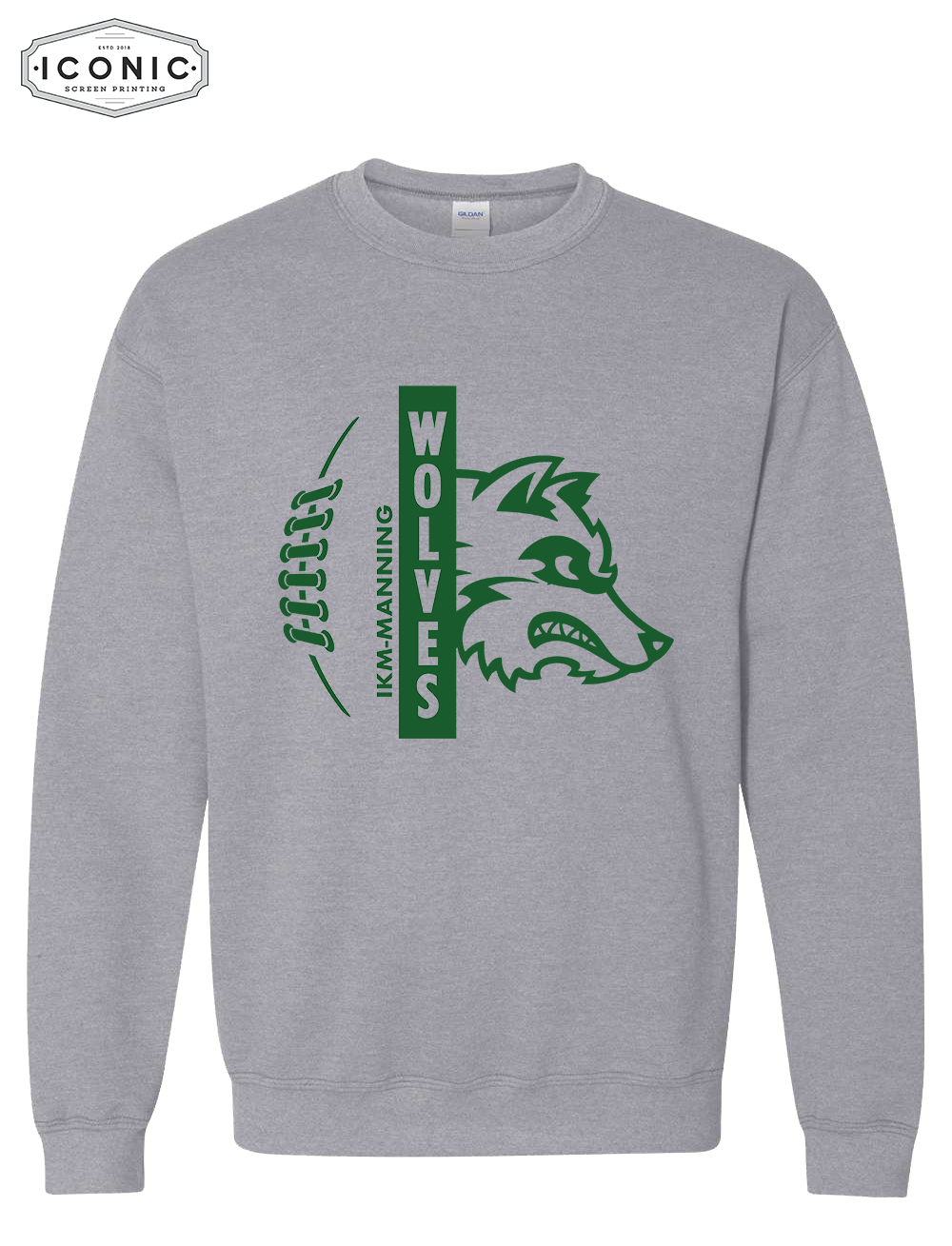 IKM-Manning Football - Heavy Blend Sweatshirt