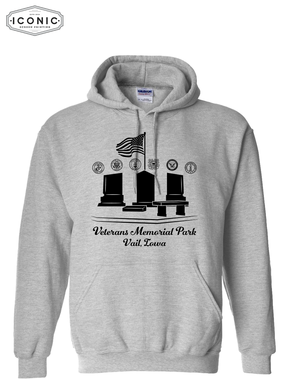 Vail's Veterans Memorial Park - Heavy Blend Hooded Sweatshirt