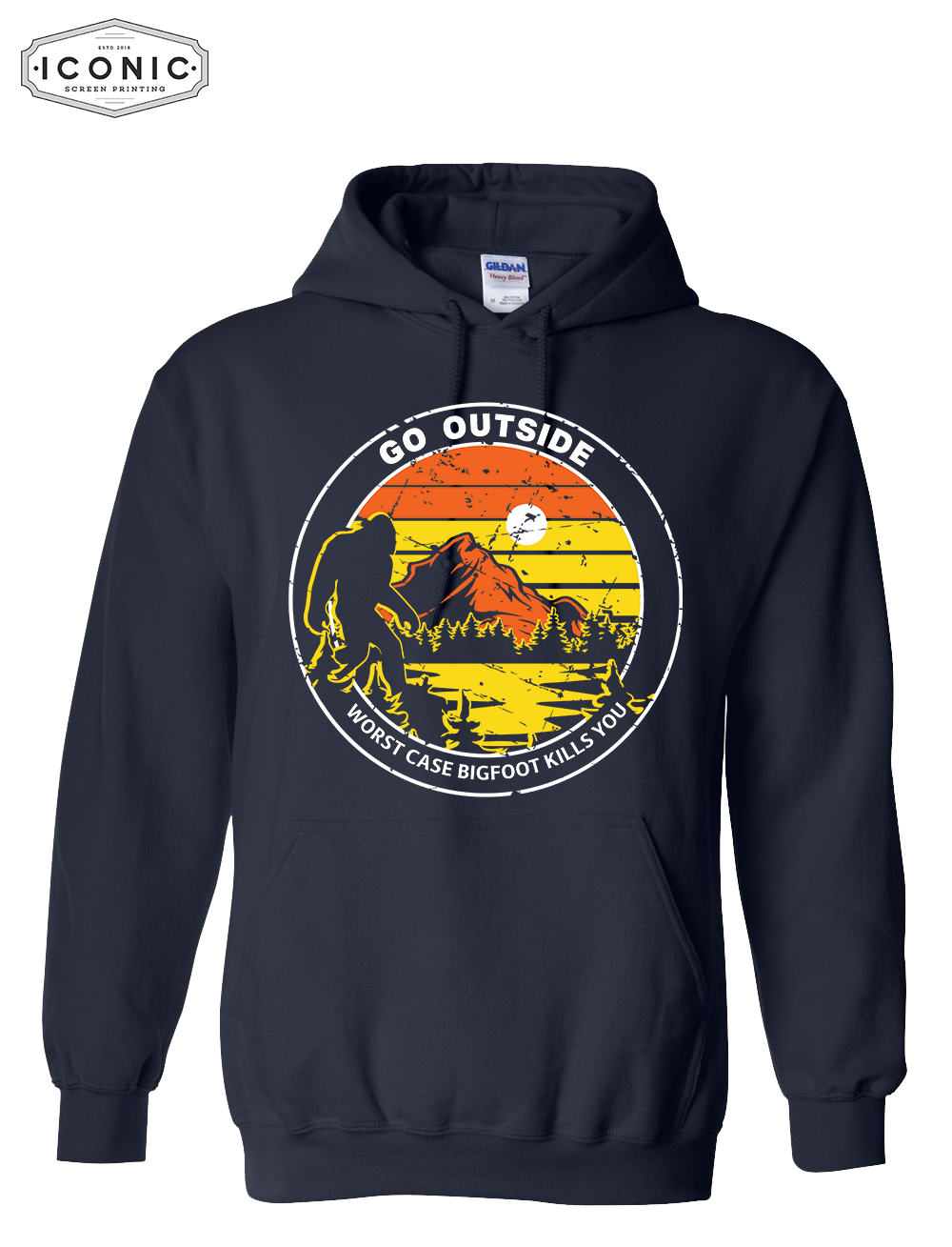 Go Outside - Heavy Blend Hooded Sweatshirt