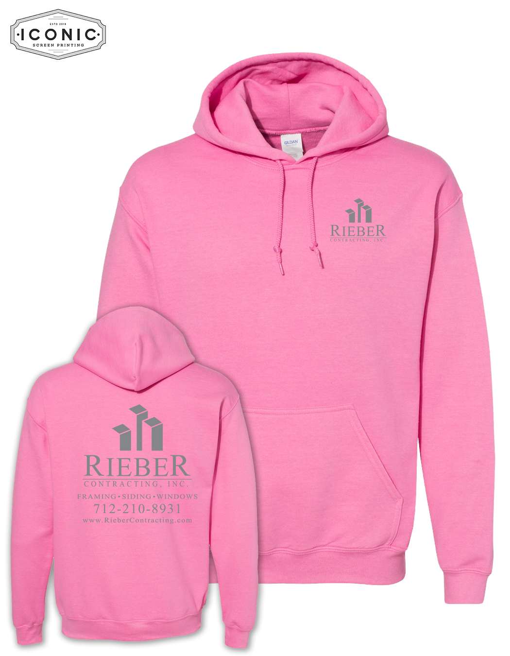 Rieber Contracting - Heavy Blend Hooded Sweatshirt