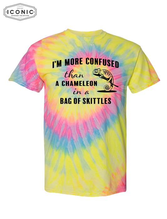 Confused Chameleon - Multi-Color Spiral Tie-Dyed T-Shirt