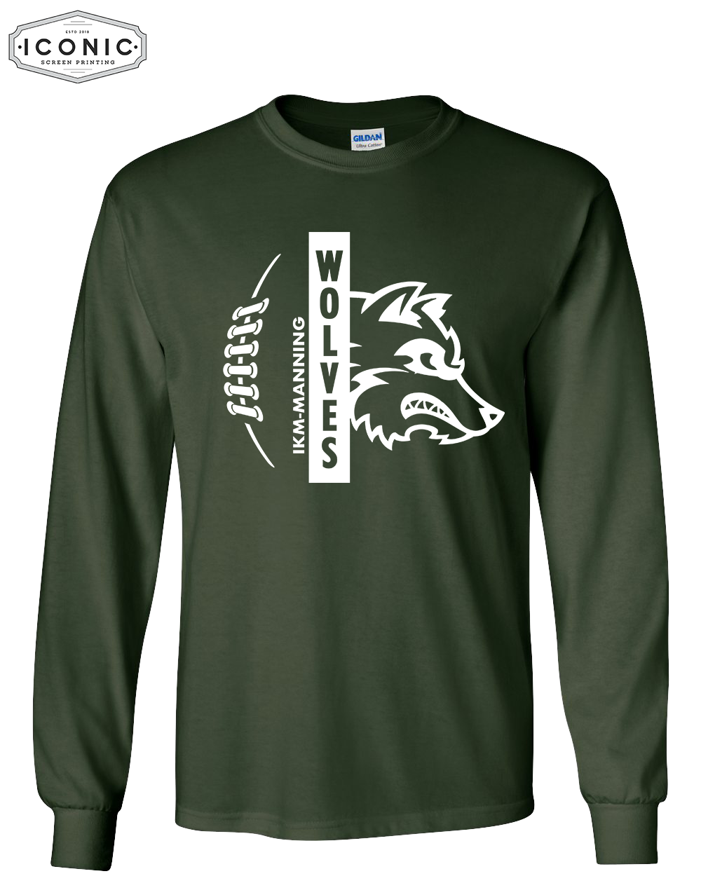 IKM-Manning Football - Ultra Cotton Long Sleeve