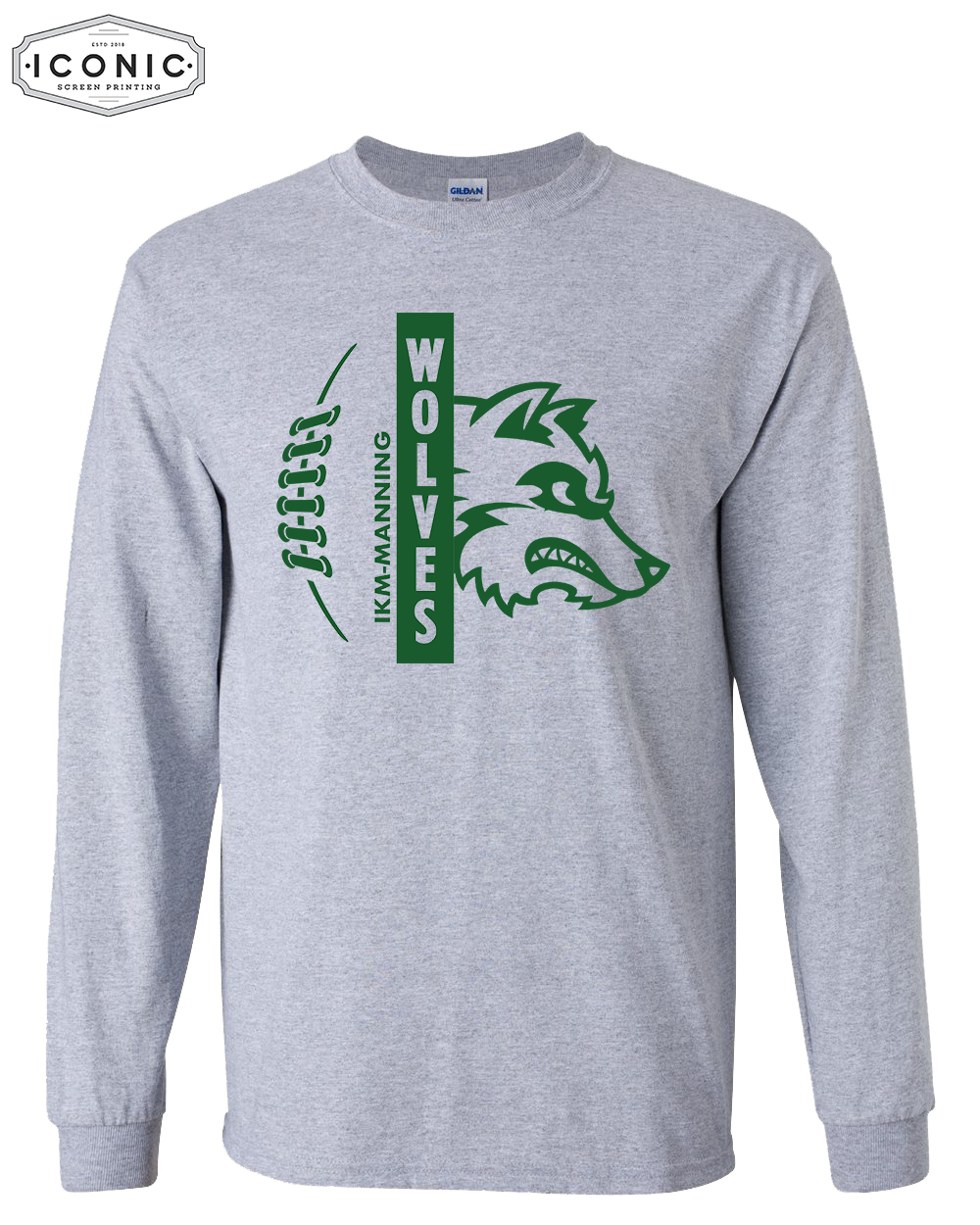 IKM-Manning Football - Ultra Cotton Long Sleeve