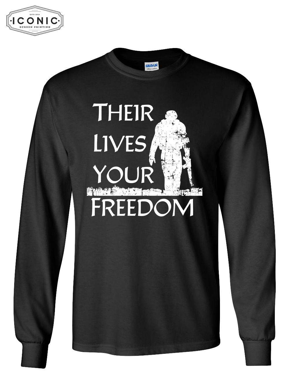 Their Lives Your Freedom - Ultra Cotton Long Sleeve