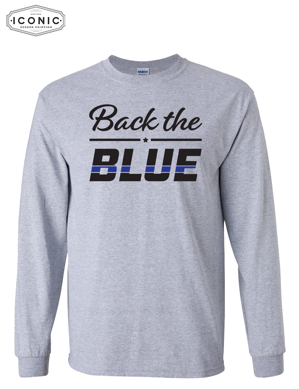Back The Blue - Ultra Cotton Long Sleeve