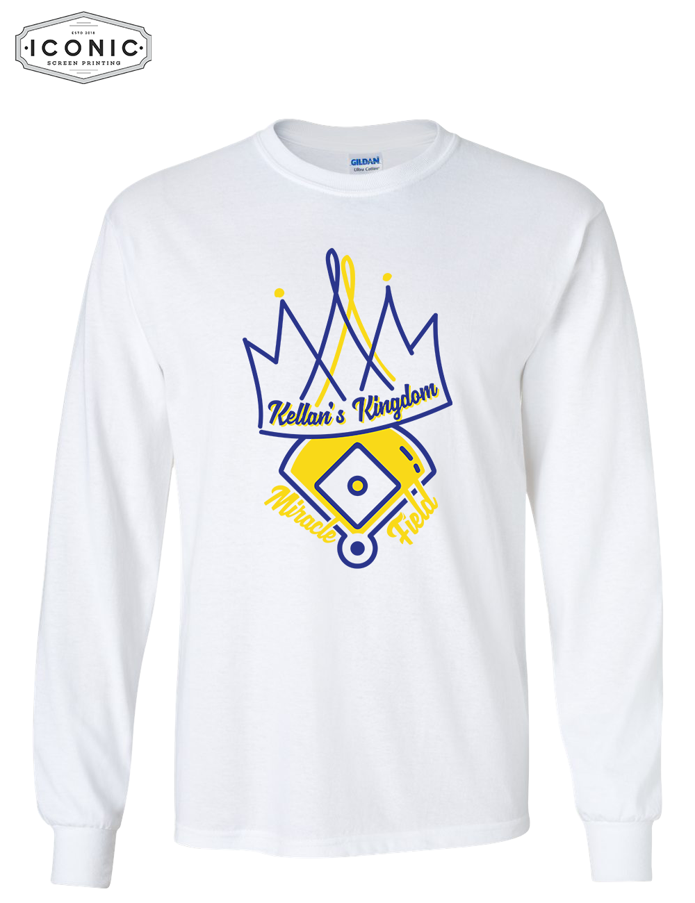 Baseball Crown - Ultra Cotton Long Sleeve