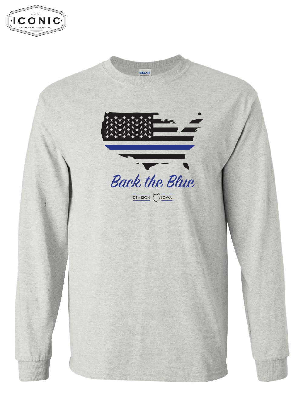 Back The Blue United States - Ultra Cotton Long Sleeve