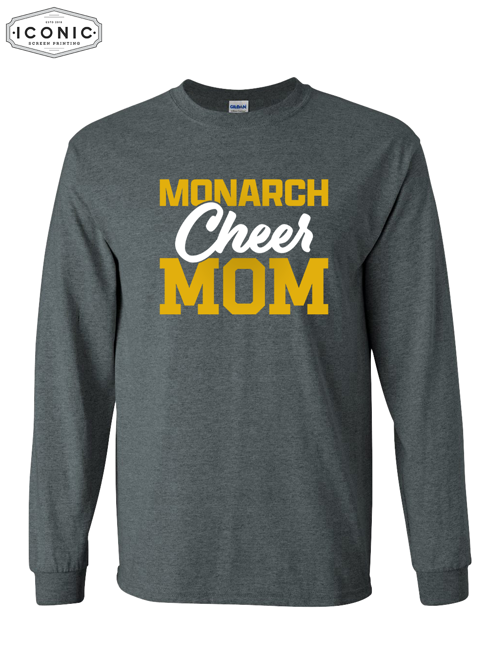 Cheer Mom (Glitter Ink) - Ultra Cotton Long Sleeve