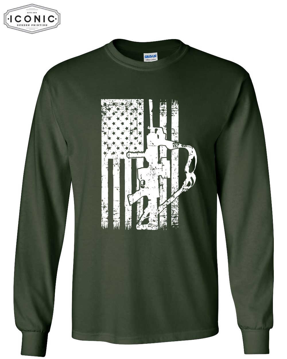 Flag - Ultra Cotton Long Sleeve