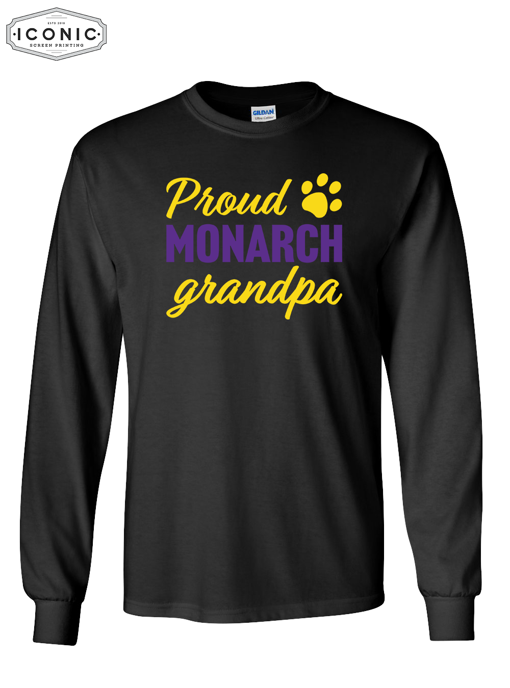 Proud Monarch Grandma/Grandpa - Ultra Cotton Long Sleeve