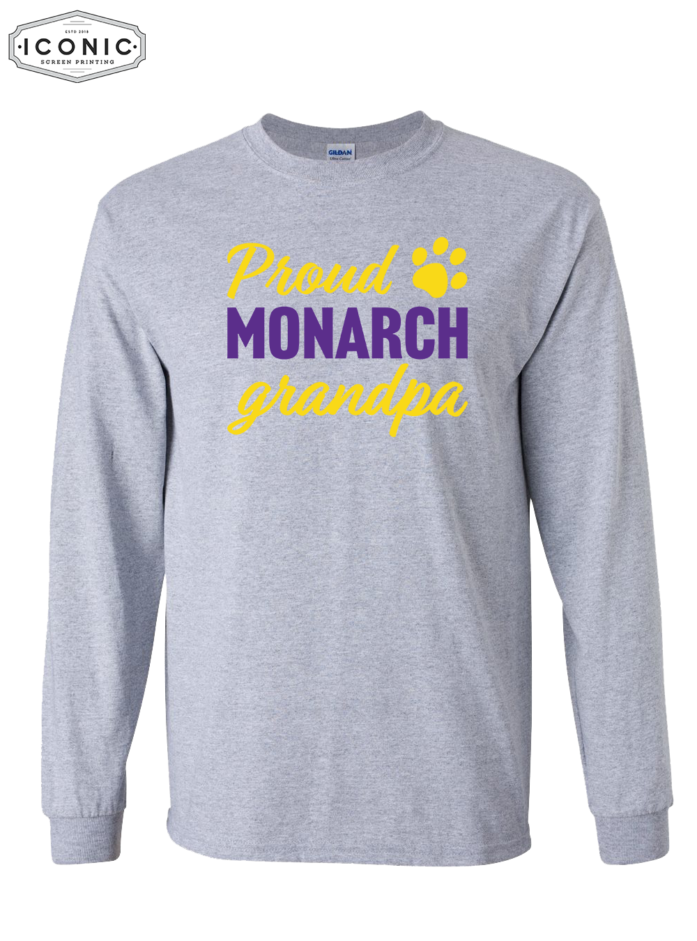 Proud Monarch Grandma/Grandpa - Ultra Cotton Long Sleeve