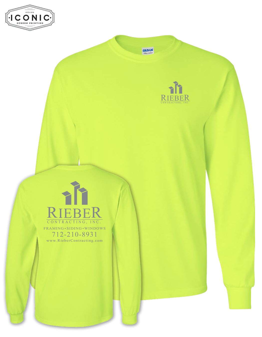 Rieber Contracting - Ultra Cotton Long Sleeve